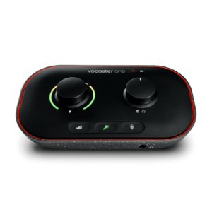 Focusrite Vocaster One USB C Podcasting Audio Interface Black Focusrite Vocaster One USB C Podcasting Audio Interface Black