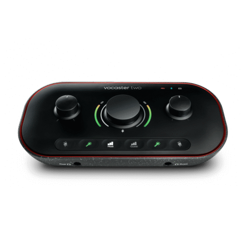 Focusrite Vocaster Two USB C Podcasting Audio Interface Black Focusrite Vocaster Two USB C Podcasting Audio Interface Black