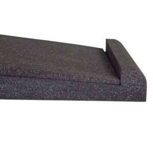Gator Frameworks Acoustic Foam Isolation Pads for Small Studio Monitors, Fits Most Speaker Stands, Desktops and Bookshelfs 2-Pack (GFW-ISOPAD-SM)