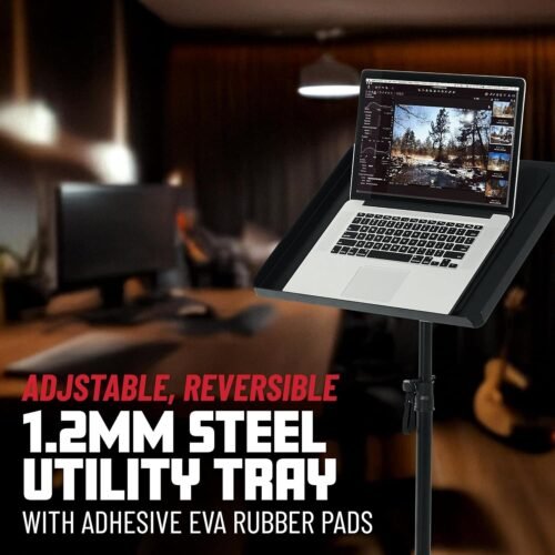Gator Frameworks GFW-UTL-MEDIATRAY1 DJ Gear Stand Gator Frameworks GFW-UTL-MEDIATRAY1 DJ Gear Stand