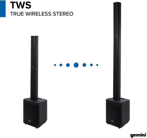 Gemini Sound WRX-843 78" 3000W Bluetooth Column Line Array PA Speaker – Black Gemini Sound WRX-843 78" 3000W Bluetooth Column Line Array PA Speaker – Black