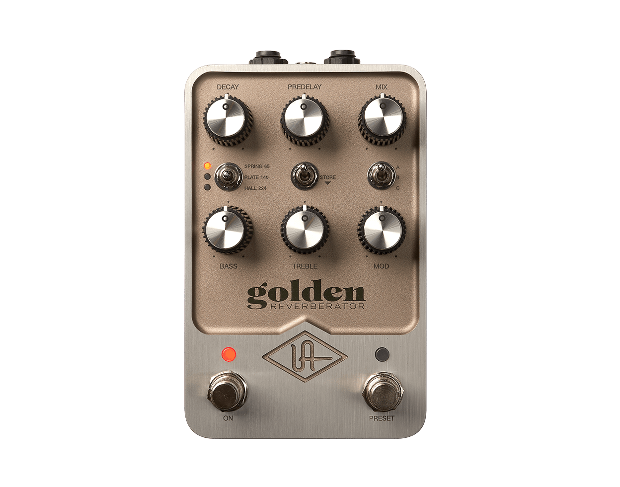 golden_gallery_1_0eaa4112-66c3-43f9-8cba-215e375c40b2.png Universal Audio GPM-GOLD Golden Reverberator Effect Pedal