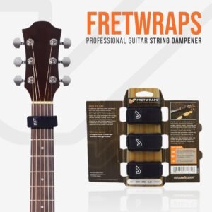 Gruv Gear FretWraps String Dampener – Black (3 Pack)