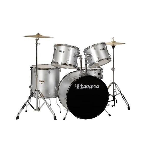 Havana HV-522 5Pcs Acoustic Drum Kit - Wine Red