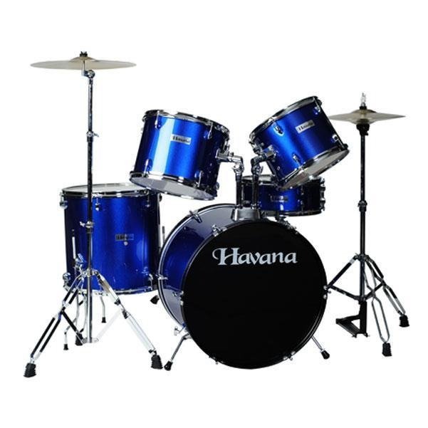 Havana HV-522 5Pcs Acoustic Drum Kit - Wine Red