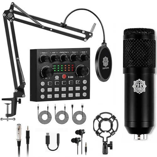 Digimore D 430 Condenser Mic Kit with V8 Sound Card