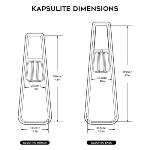 Gruv Gear Kapsulite for Electric Bass (Black)