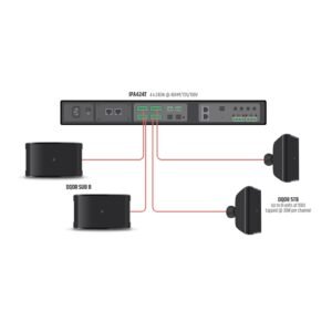 LD System DQOR SUB 8 Passive Indoor/Outdoor Installation Subwoofer, black