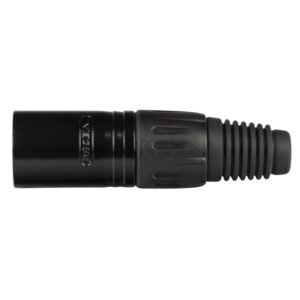 Proel XLR3MVBK XLR 3-Pole Cable Mount Male Black Proel XLR3MVBK XLR 3-Pole Cable Mount Male Black