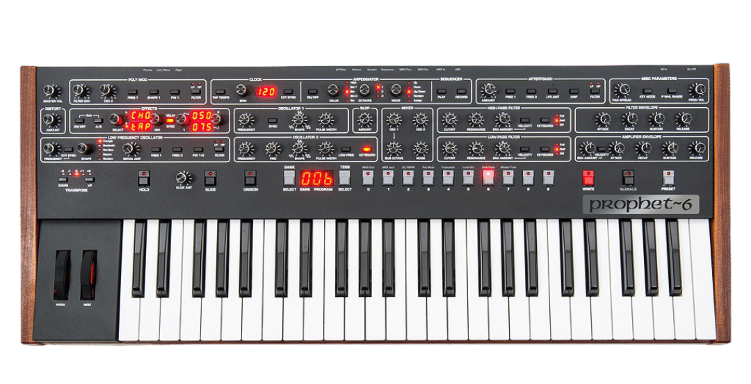 Sequential Prophet 6 Keyboard 6 Voice Polyphonic Analogue Synthesiser