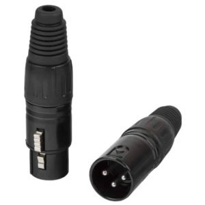 Proel XLR3MVBK XLR 3-Pole Cable Mount Male Black Proel XLR3MVBK XLR 3-Pole Cable Mount Male Black