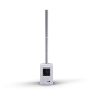 LD System MAUI 28 G3 MIX W Compact cardioid column PA system with digital mixer, white