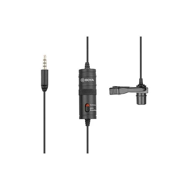 Boya BY-M1 Auxiliary Omnidirectional Lavalier Condenser Microphone