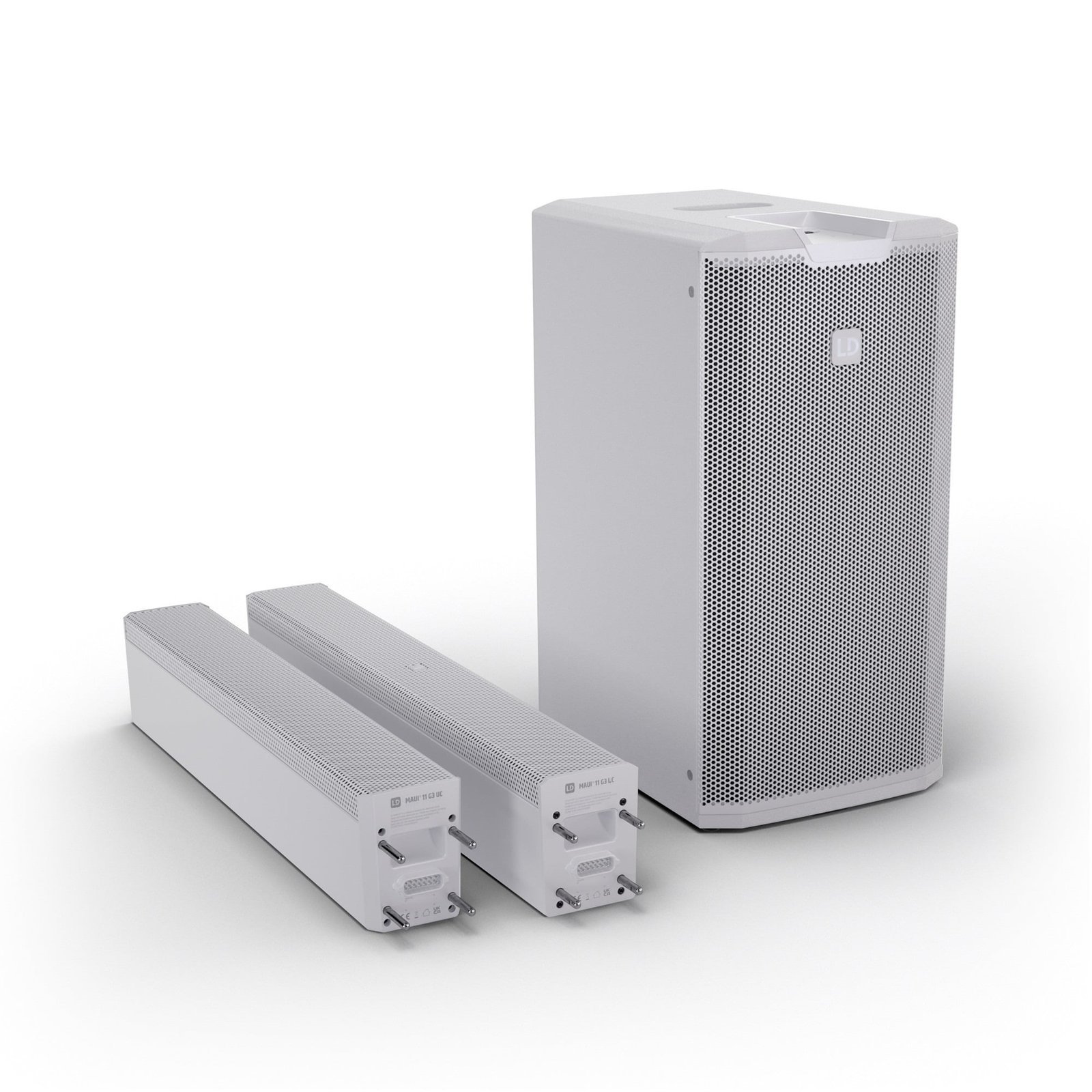 LD System MAUI Portable cardioid column PA system, White