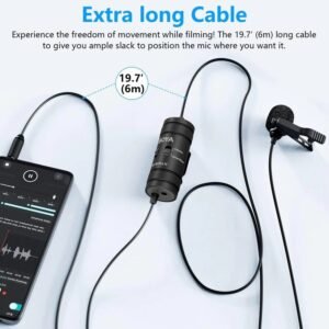 BOYA By-M1 Pro II Lavalier Auxiliary Microphone BOYA By-M1 Pro II Lavalier Auxiliary Microphone