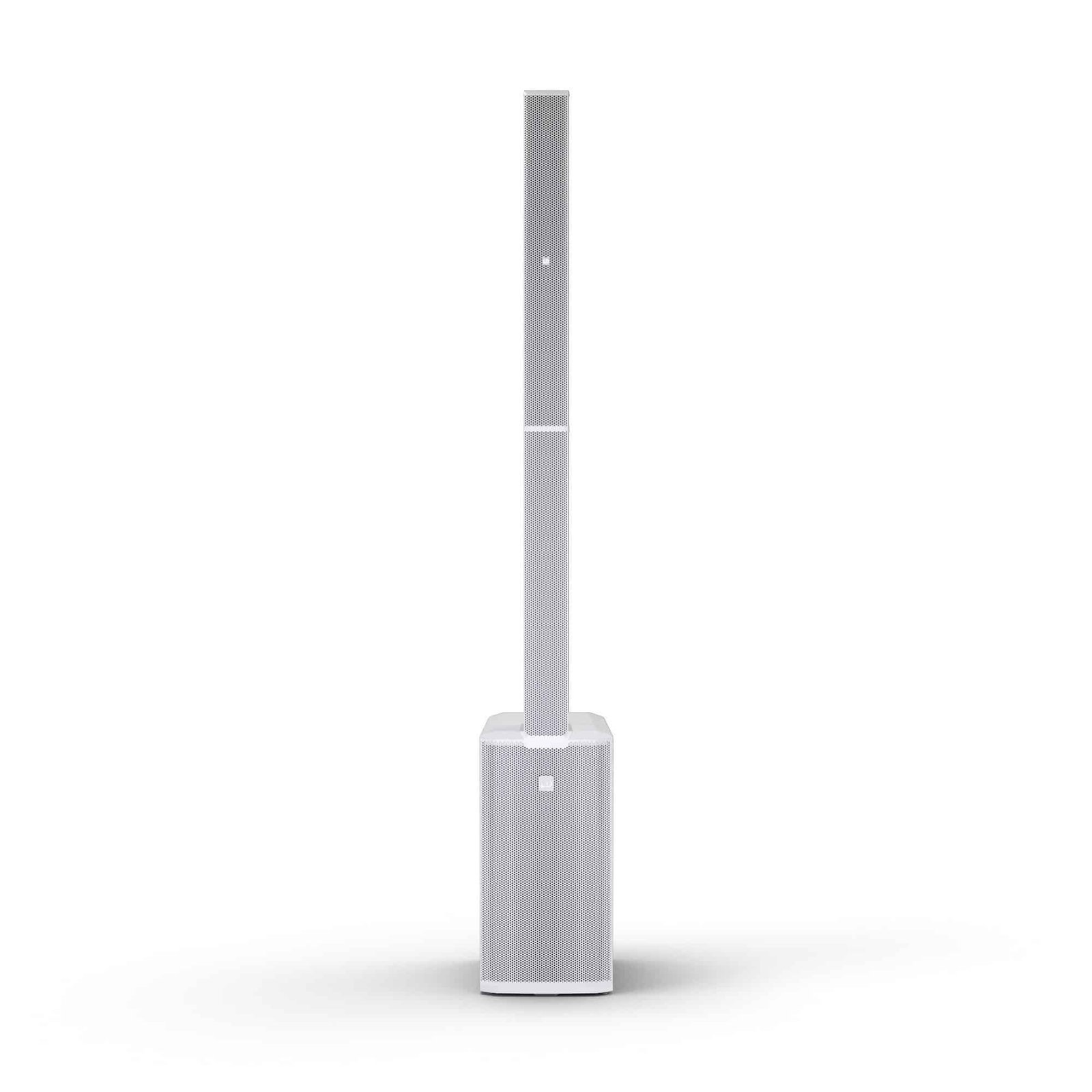 LD System Portable cardioid column PA system, white, with 6ch digital mixer & app control