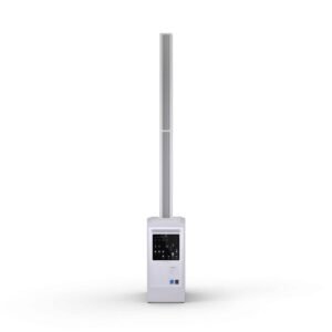 LD System Portable cardioid column PA system, white, with 6ch digital mixer & app control