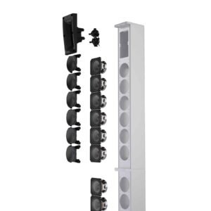 LD System MAUI 28 G3 MIX W Compact cardioid column PA system with digital mixer, white