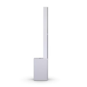 LD System Portable cardioid column PA system, white, with 6ch digital mixer & app control