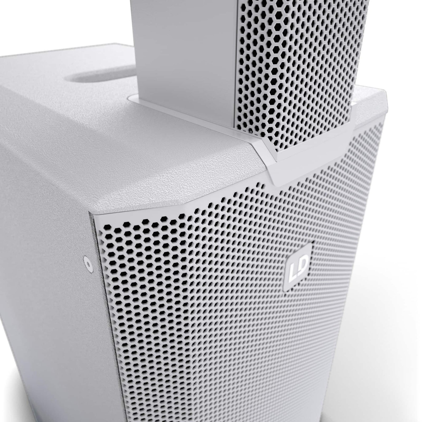 LD System MAUI Portable cardioid column PA system, White