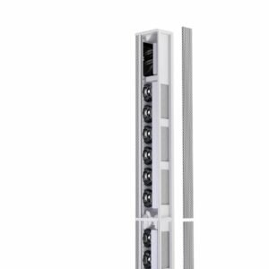 LD System MAUI 28 G3 MIX W Compact cardioid column PA system with digital mixer, white
