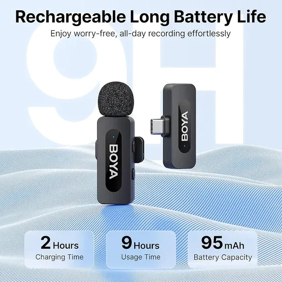 imgi_129_rn-image_picker_lib_temp_171ac199-0846-4cc5-8084-c599946c1390.webp Boya By-v10 Wireless Microphone System Clip-on Phone Mic for Type-C Android