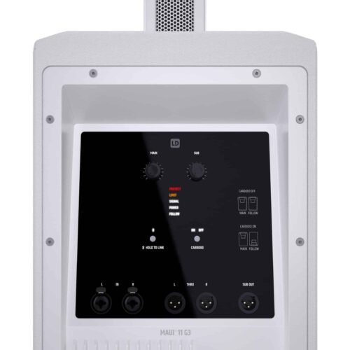 LD System MAUI Portable cardioid column PA system, White