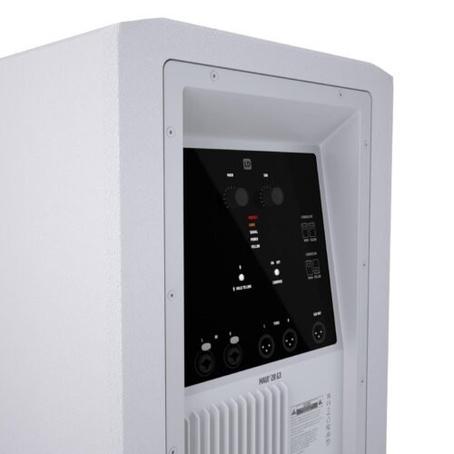 LD System MAUI 28 G3 MIX W Compact cardioid column PA system with digital mixer, white