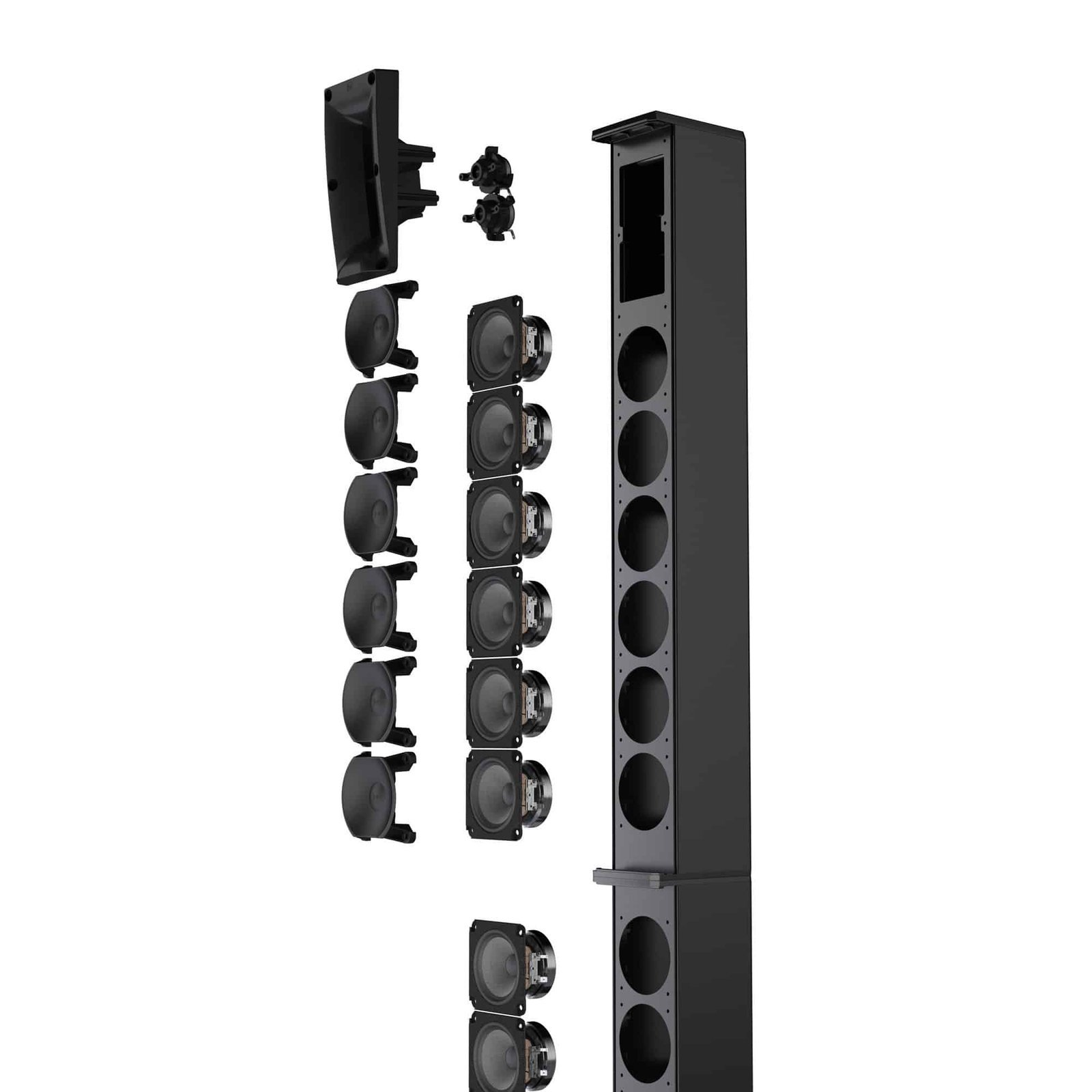 LD System MAUI? 28 G3 Compact cardioid column PA system, black