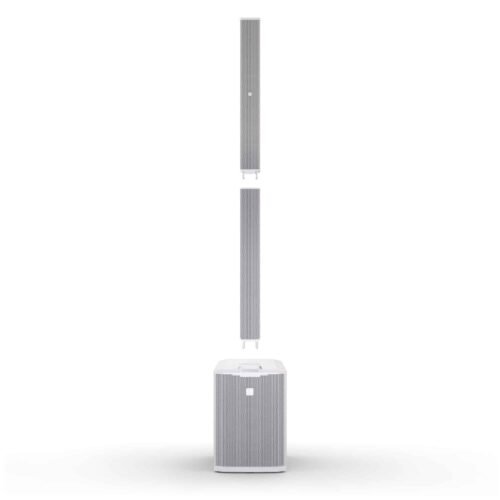 LD System MAUI 28 G3 MIX W Compact cardioid column PA system with digital mixer, white