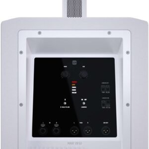 LD System MAUI 28 G3 MIX W Compact cardioid column PA system with digital mixer, white