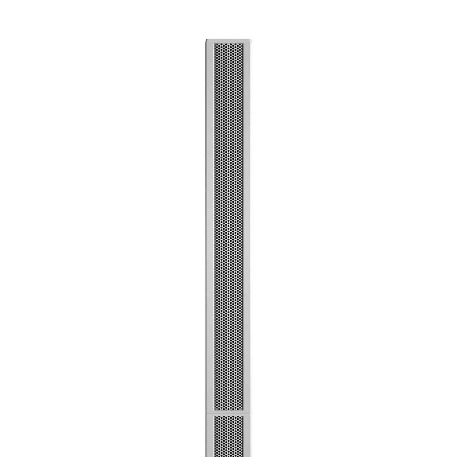 LD System Portable cardioid column PA system, white, with 6ch digital mixer & app control