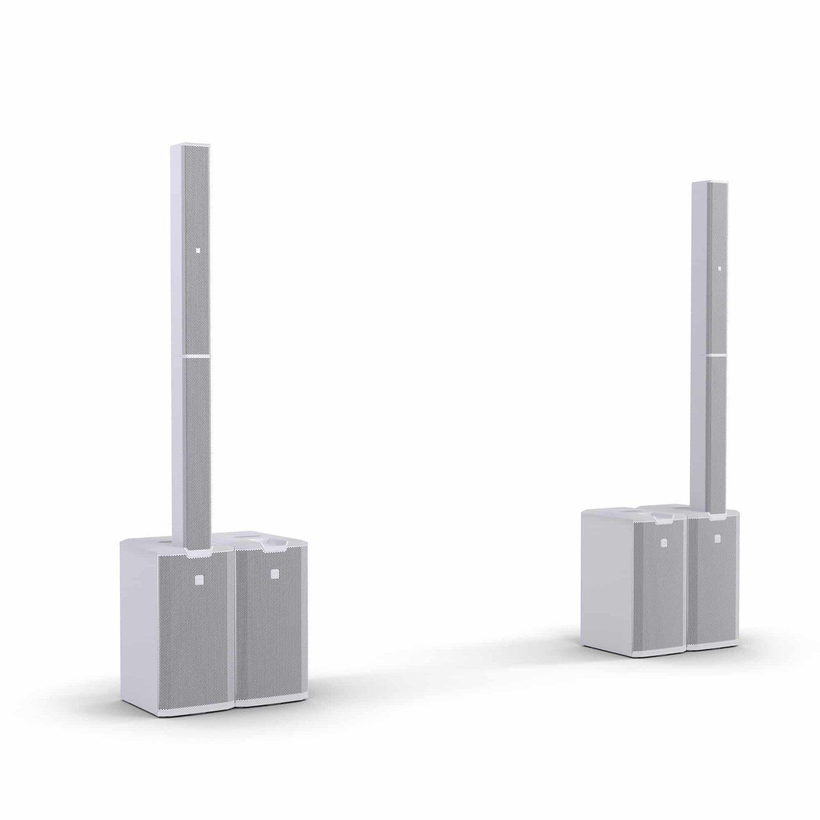 LD System MAUI Portable cardioid column PA system, White