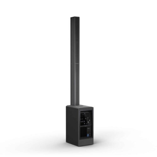 LD System Portable cardioid column PA system, black, with 6ch digital mixer & app control