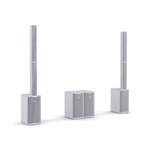 LD System MAUI Portable cardioid column PA system, White