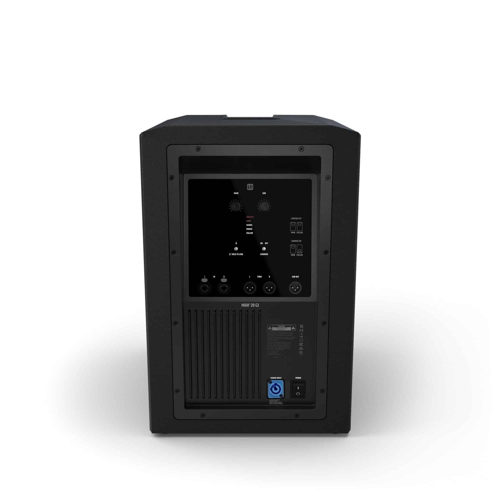 LD System MAUI? 28 G3 Compact cardioid column PA system, black