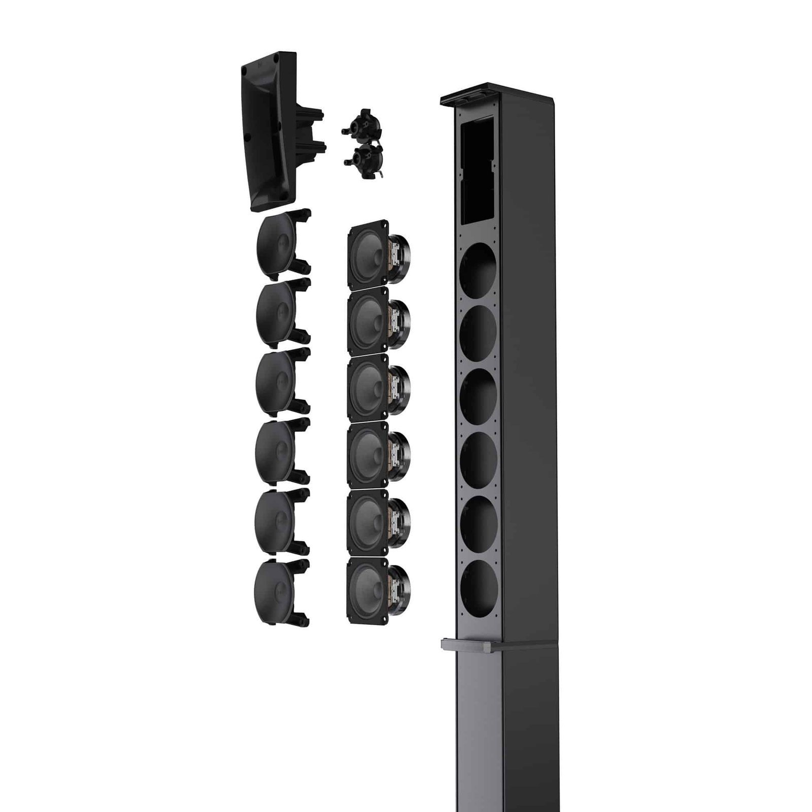 LD System MAUI Portable cardioid column PA system, black LDMAUI11G3INT