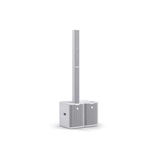 LD System MAUI 28 G3 MIX W Compact cardioid column PA system with digital mixer, white