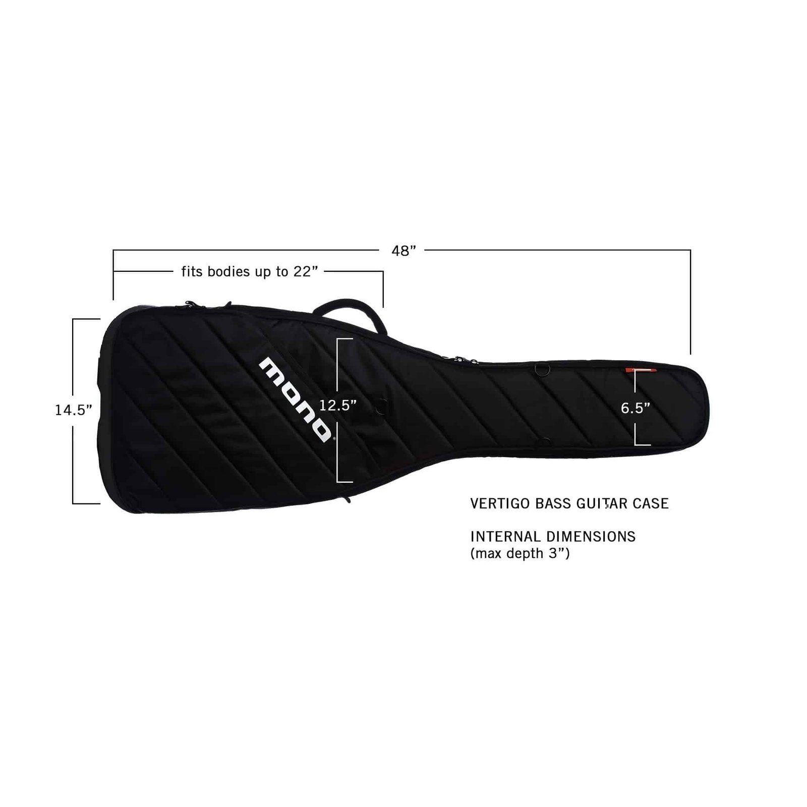 Mono Creators M80-VEB-BLK Vertigo Bass Guitar Case