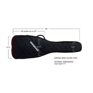 MONO M80-VEB-GRY Vertigo Electric Bass Hybrid Gig Bag - Steel Grey