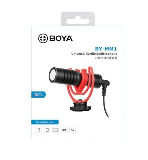 Boya BY-MM1 Mini Cardioid Microphone Boya BY-MM1 Mini Cardioid Microphone