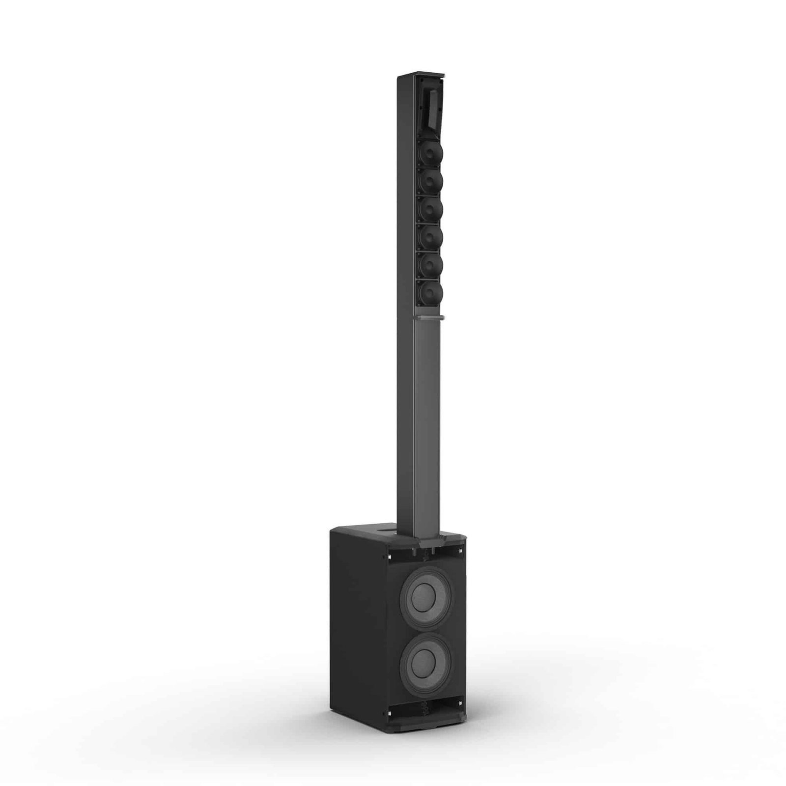 imgi_146_LDMAUI11G3MIX_11.jpg LD System Portable cardioid column PA system, black, with 6ch digital mixer & app control