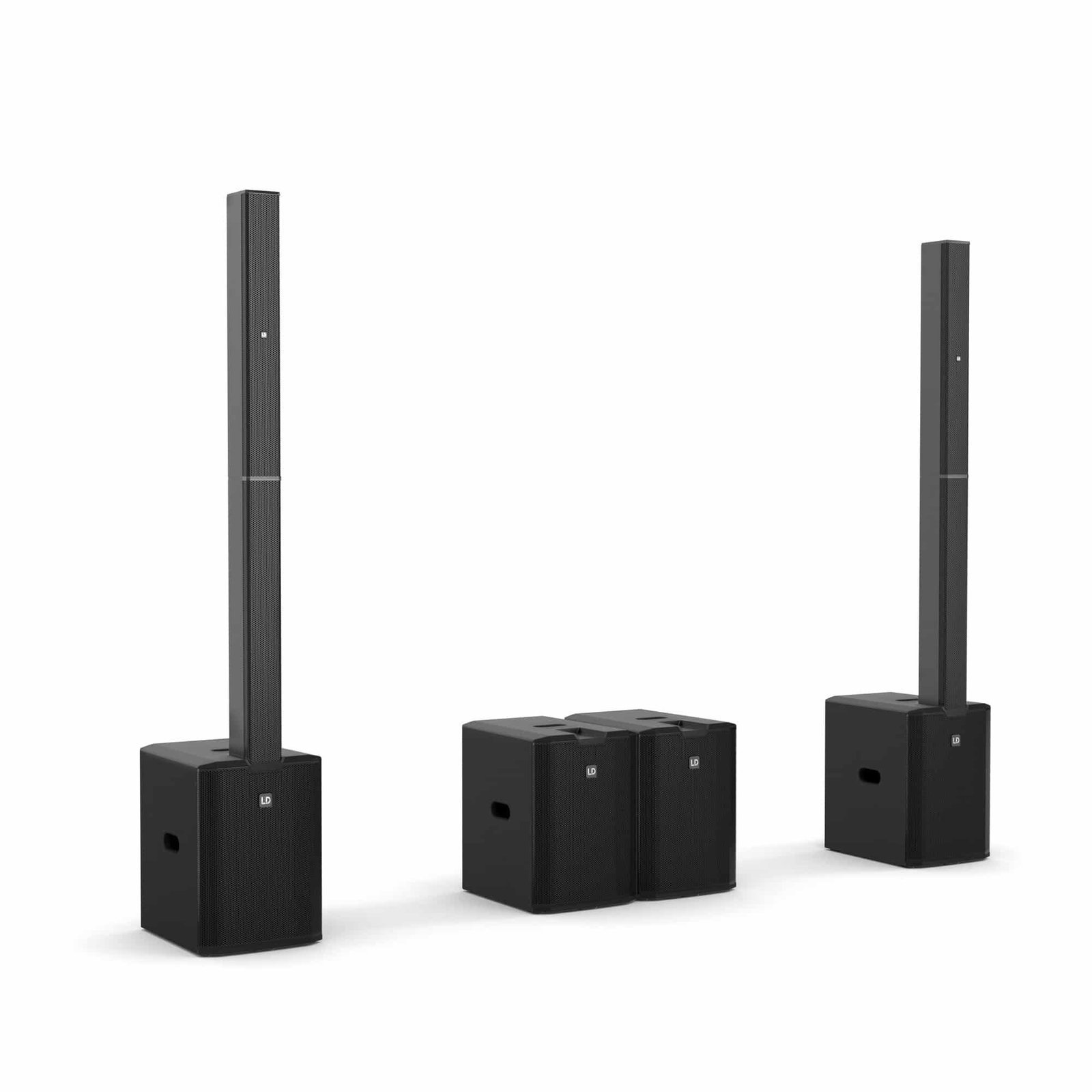 LD System MAUI? 28 G3 Compact cardioid column PA system, black