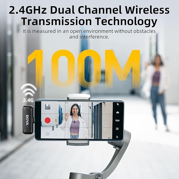 BOYA BY-WM3T-U2 Wireless Lavalier Microphone