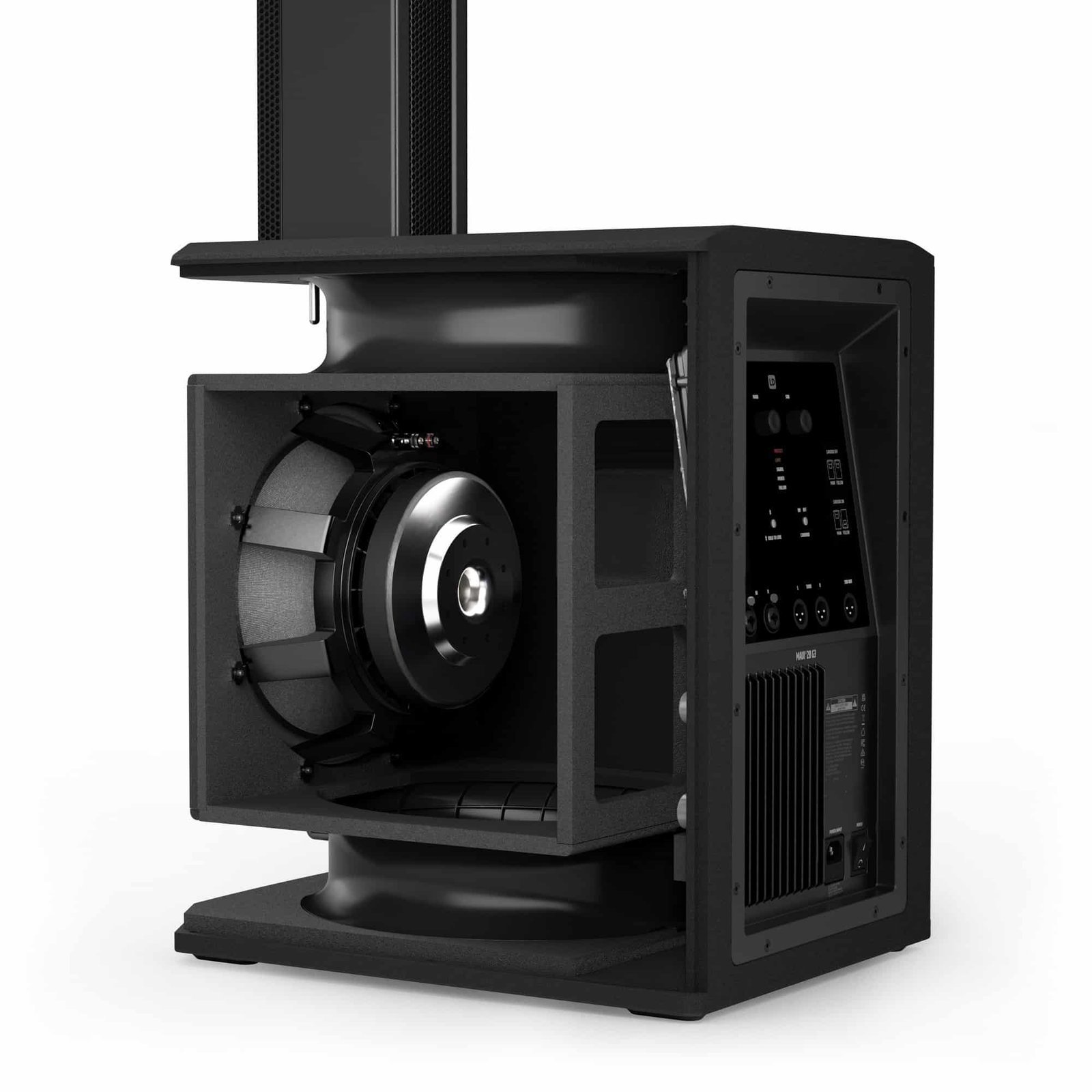 LD System MAUI? 28 G3 Compact cardioid column PA system, black