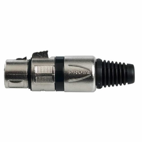 Proel XLR3FVPROBK XLR 3-Pole Cable Socker Ring Black