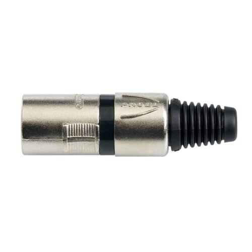 Proel XXLR3MVPROBK XLR 3-Pole Cable Plug Ring Black