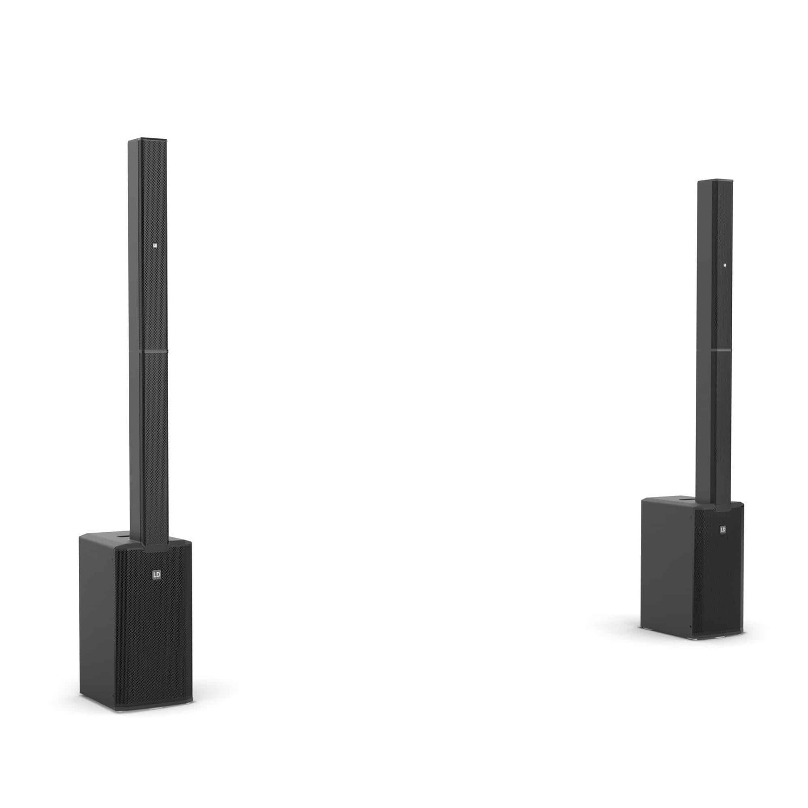 imgi_160_LDMAUI11G3MIX_25.jpg LD System Portable cardioid column PA system, black, with 6ch digital mixer & app control