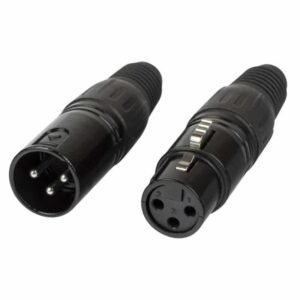 Proel XLR3FVBK XLR 3-Pole Cable Mount Female Plug Black