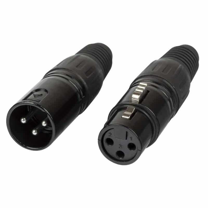 imgi_16_XLR3FVBK_MVBK.03-800x800w.jpg Proel XLR3FVBK XLR 3-Pole Cable Mount Female Plug Black